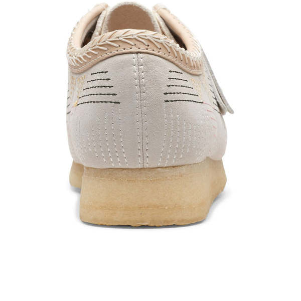 Clarks Wallabee boots - Off White Hairy | Garmentory