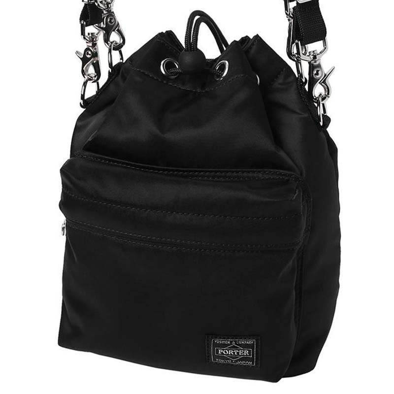 Porter Yoshida & Co Balloon Sac Small Nylon Twill Bucket Bag 