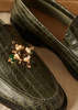 Caron Callahan Vidal Loafer - Forest Embossed Deco - Thumbnail 3