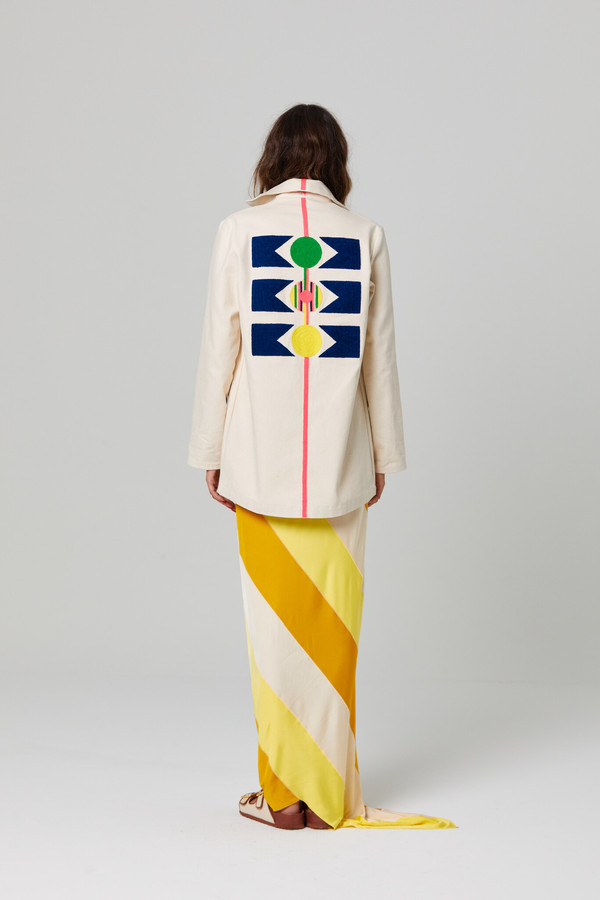 Molyan Canvas Jackets - Natural/Chainstitch Molyan Canvas Jackets - Natural/Chainstitch