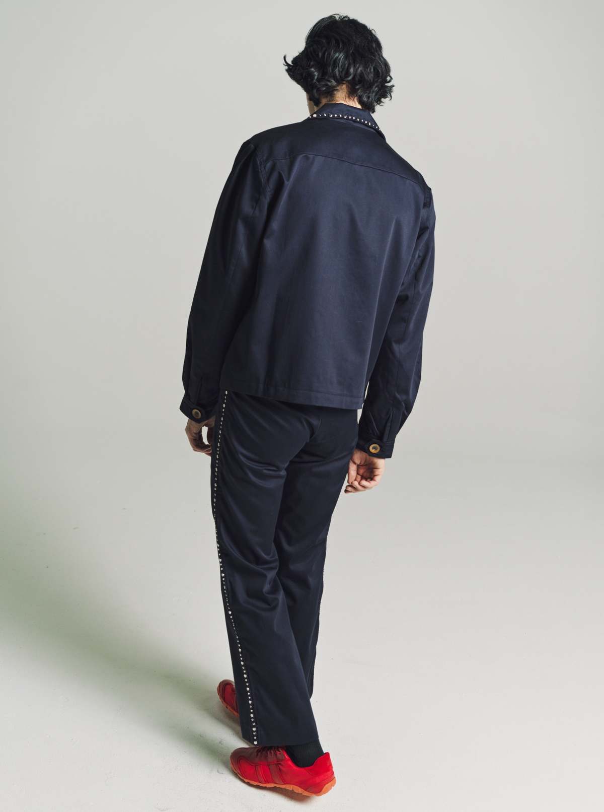 Wales bonner DELANEY JACKET Sサイズ Delaney Jacket in Navy – SVRN