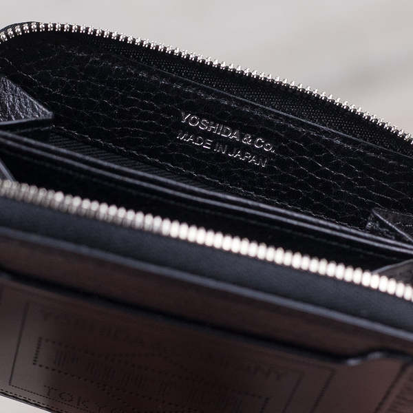 Porter-Yoshida & Co. Glaze Zip Coin Case - Black | Garmentory