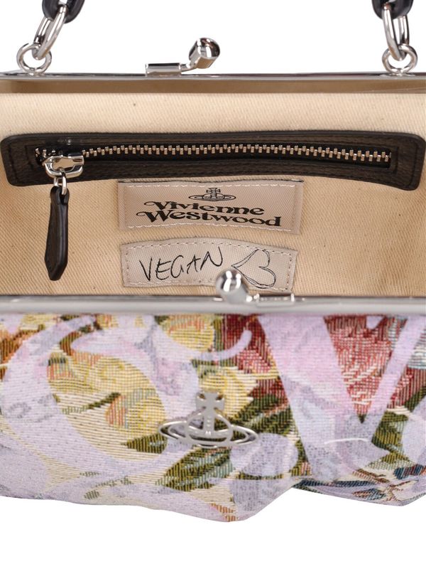 Vivienne Westwood Granny Frame Jacquard Top Handle Bag - Multi