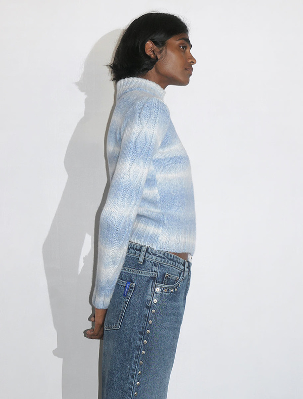 Paloma Wool Pratobello Zipped Sweater - Soft Blue | Garmentory