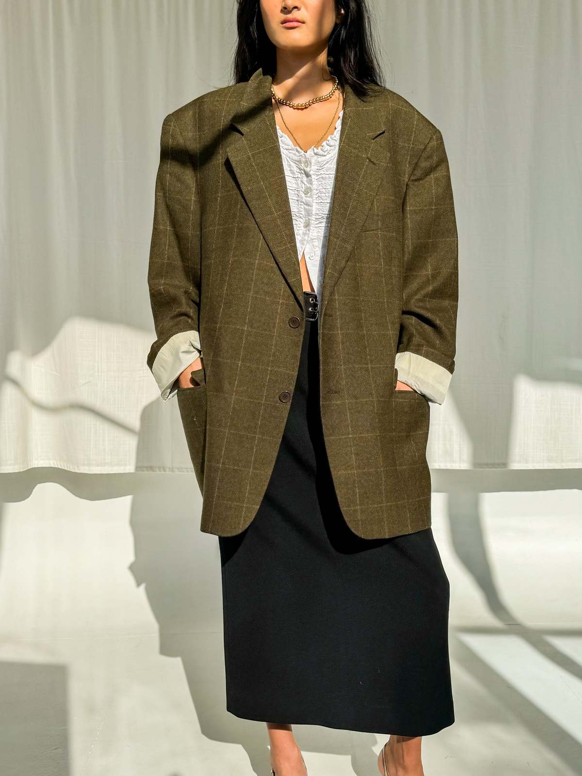 Valentino Uomo Fine Tweed Menswear Blazer Jacket | Garmentory