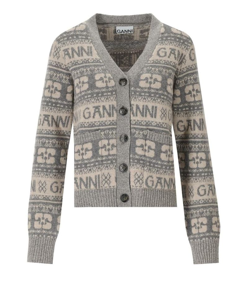 ジャケット・アウター ganni full pattern vest Multicolour Multicolor Stripe Vest | GANNI US
