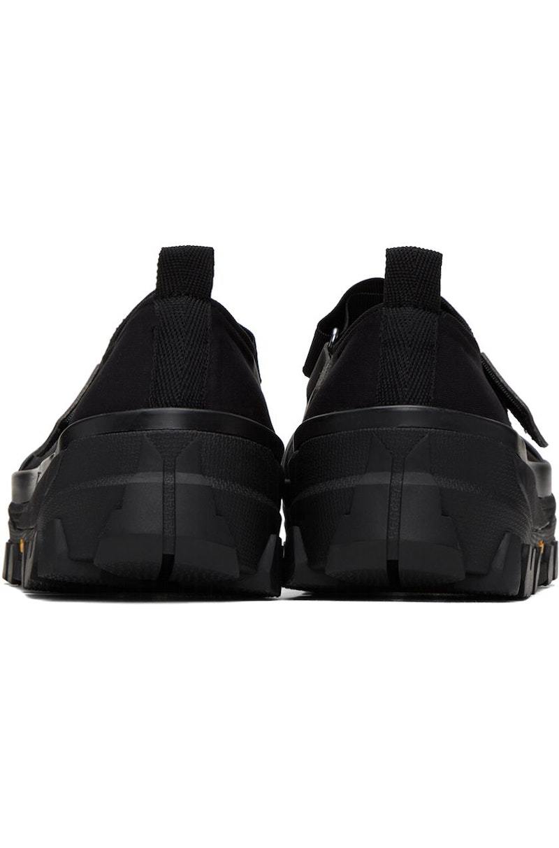 AMOMENTO Black Vibram Mary Jane Ballerina Flats AMOMENTO