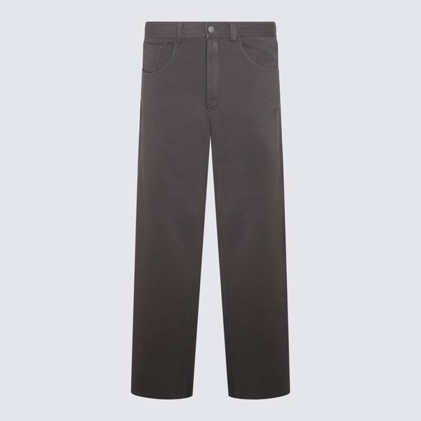MM6 Maison Margiela Pantaloni cargo in cotone con Numeric Logo M60735-MM05F