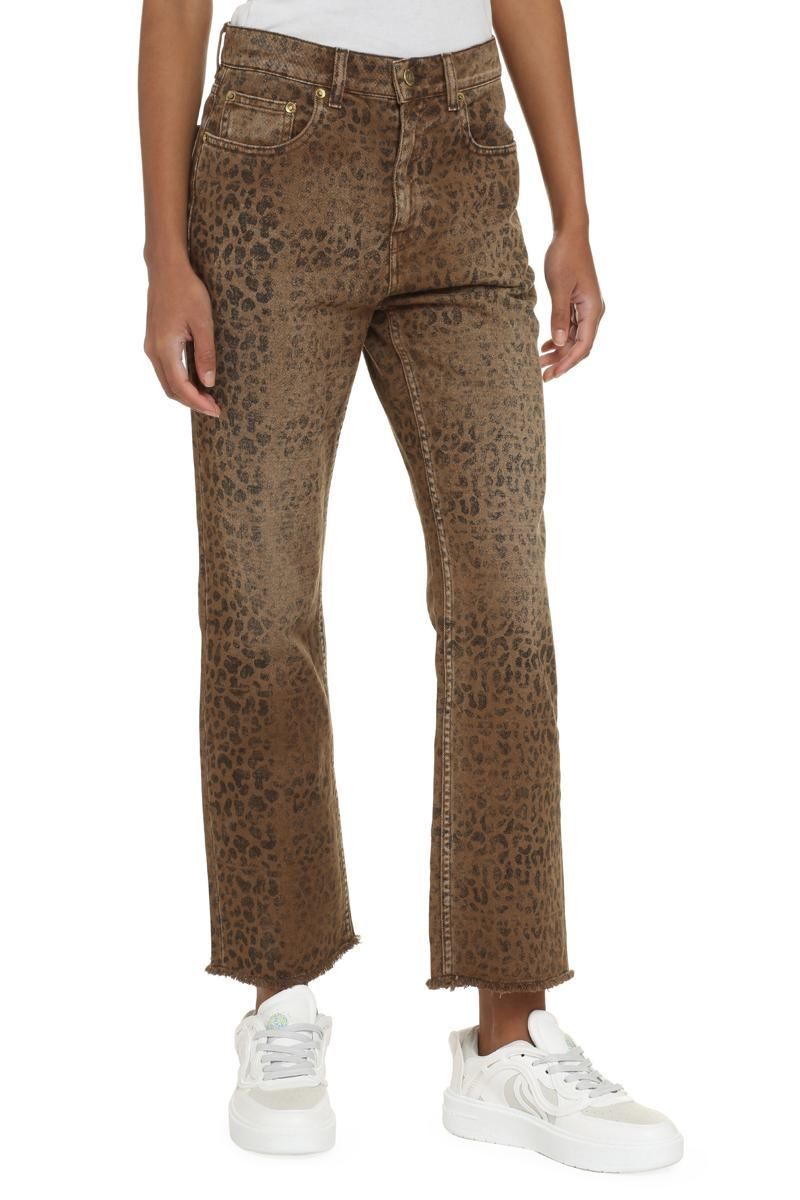 GOLDEN GOOSE DERYN CROPPED FLARE JEANS | Garmentory