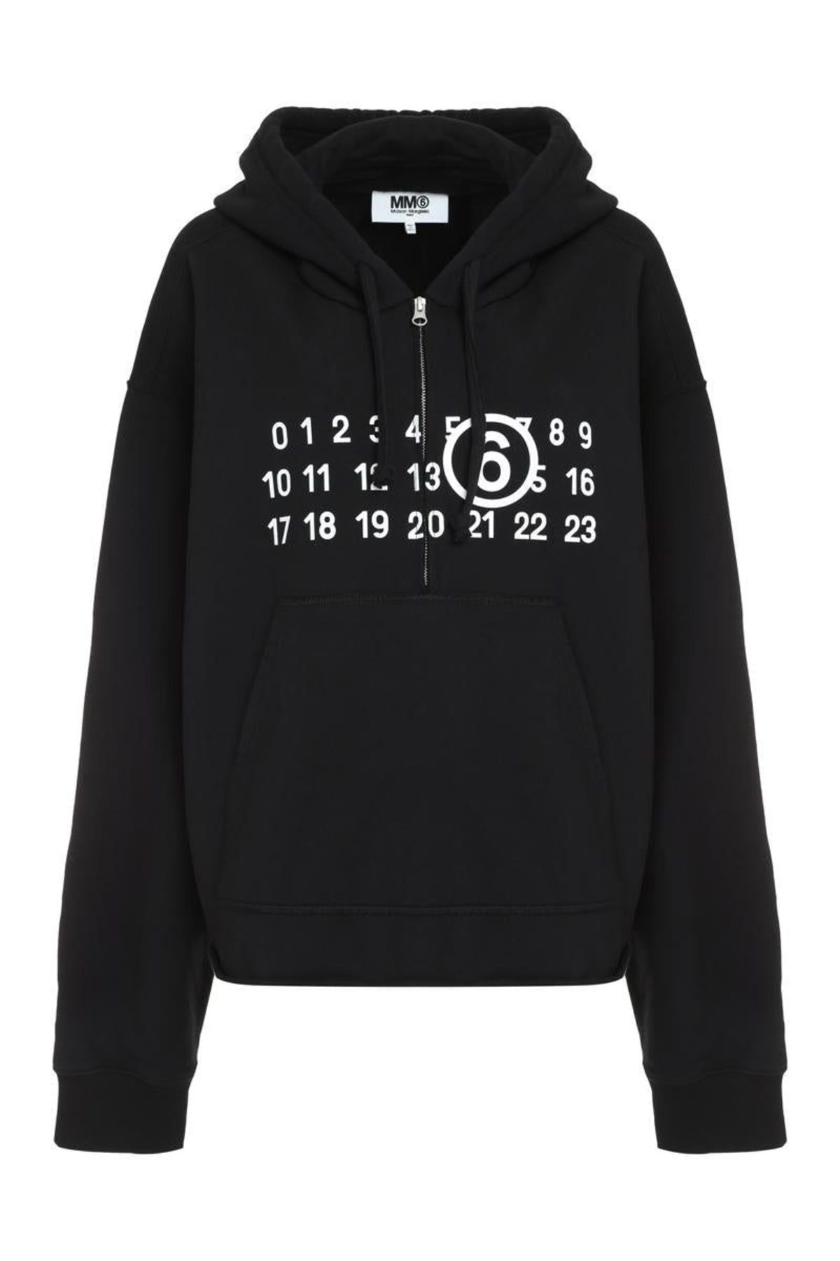 MM6 MAISON MARGIELA COTTON FULL ZIP HOODIE | Garmentory