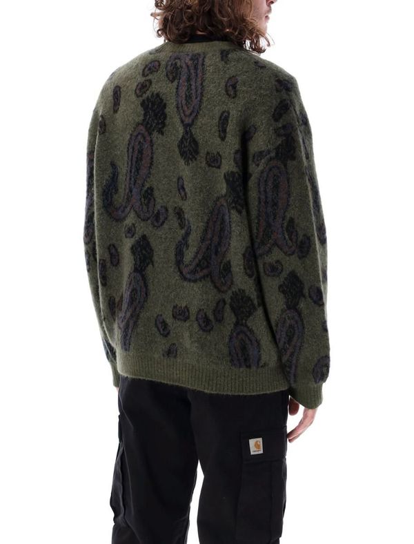 CARHARTT WIP Medford Cardigan - PASLEY JAQUARD PLANT | Garmentory