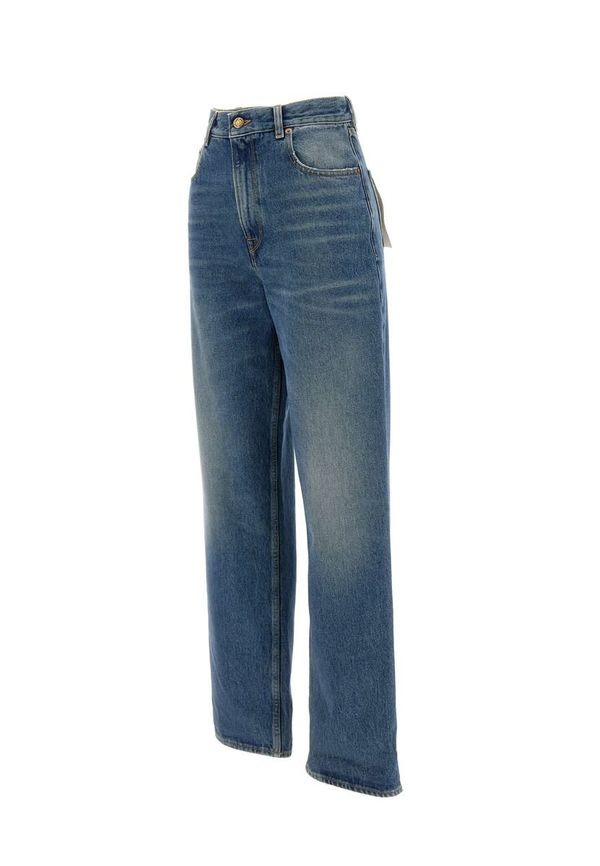 Golden Goose Pant Kim Long Leg jeans - Blue | Garmentory