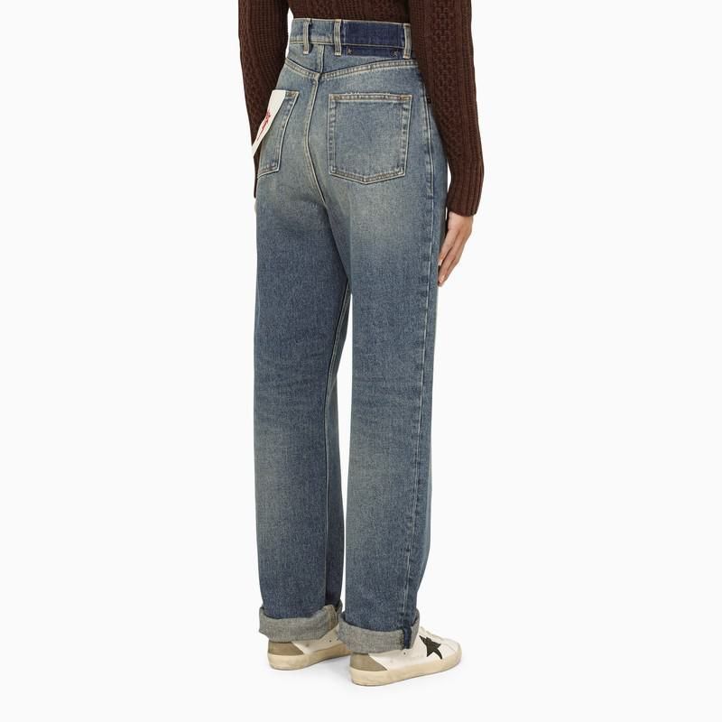 Golden Goose Deluxe Brand Baggy jeans with turn-ups - Blue