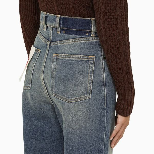 Golden Goose Deluxe Brand Baggy jeans with turn-ups - Blue