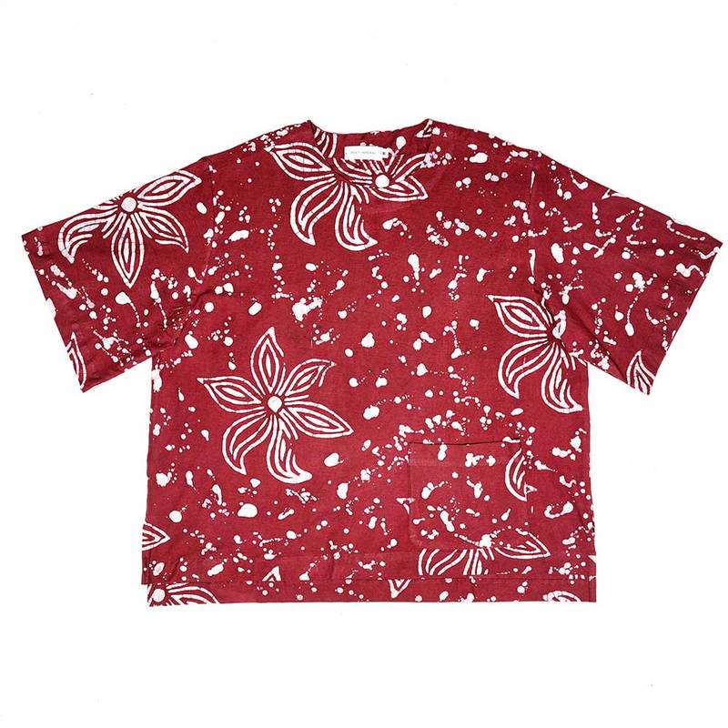 Post-Imperial OSOGBO TEE - Oxblood-Bone