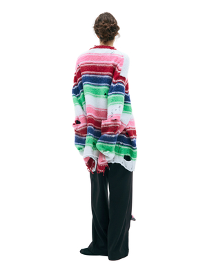 Doublet Stripe oversized sweater - Multicolor | Garmentory
