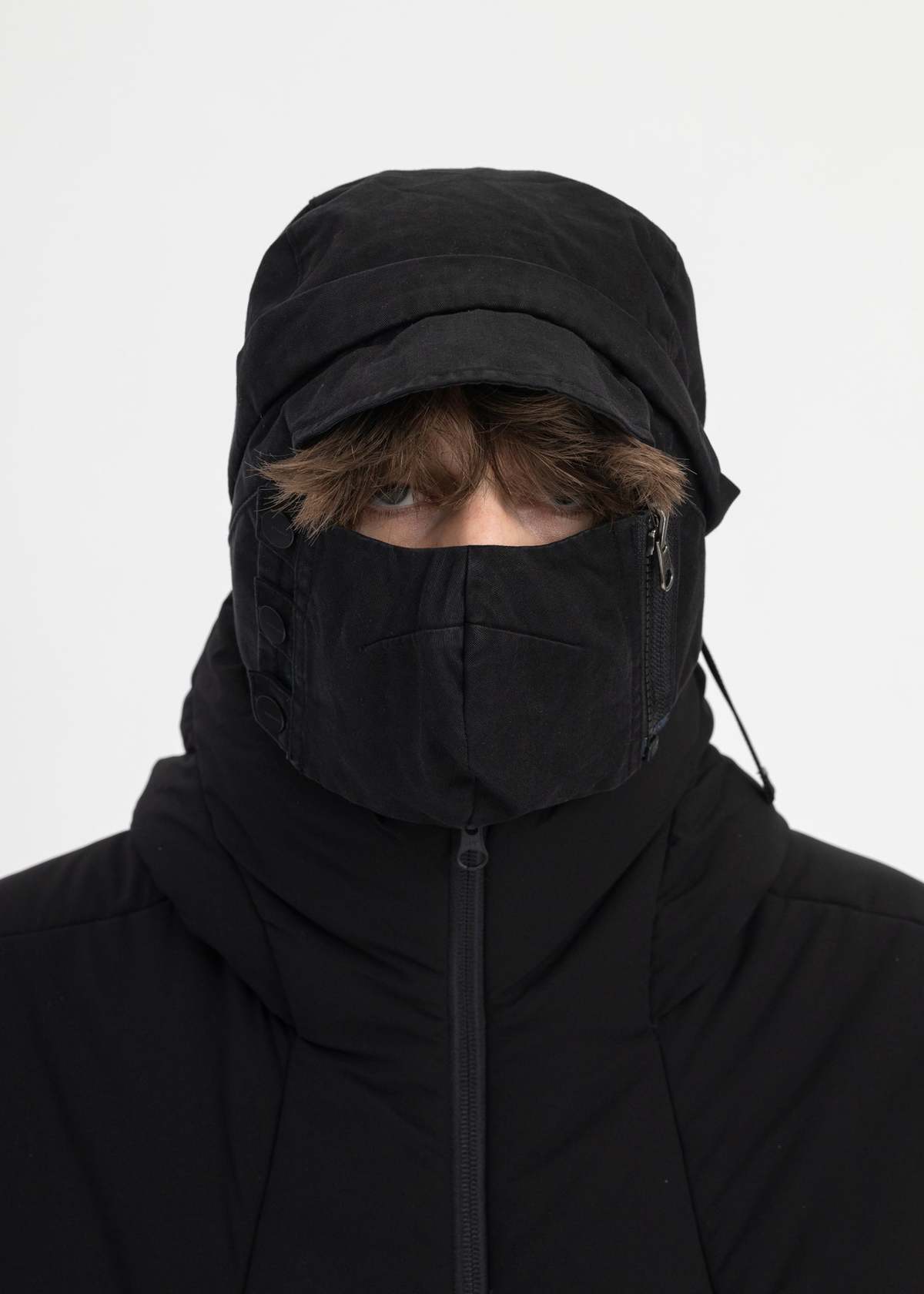 Hyein Seo FLAP HAT MASK - BLACK | Garmentory