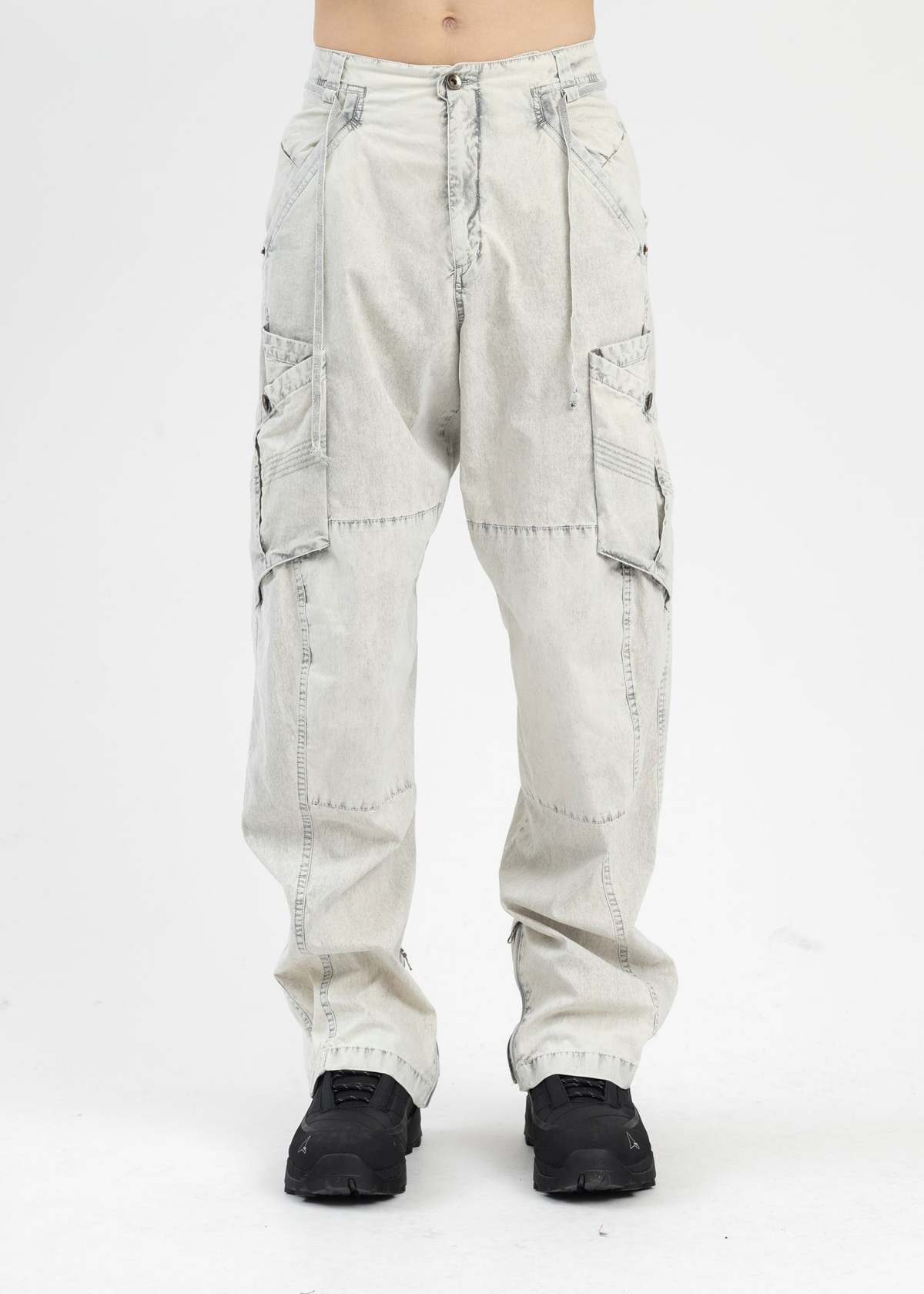 Hyein Seo ICE BLUE UTILITY PANTS - Blue | Garmentory