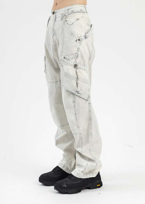 Hyein Seo ICE BLUE UTILITY PANTS - Blue | Garmentory