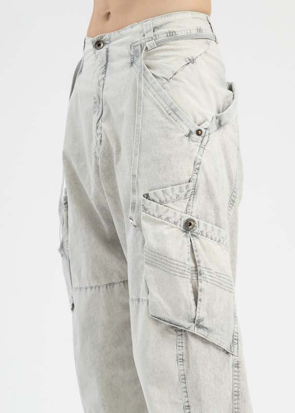 Hyein Seo ICE BLUE UTILITY PANTS - Blue | Garmentory