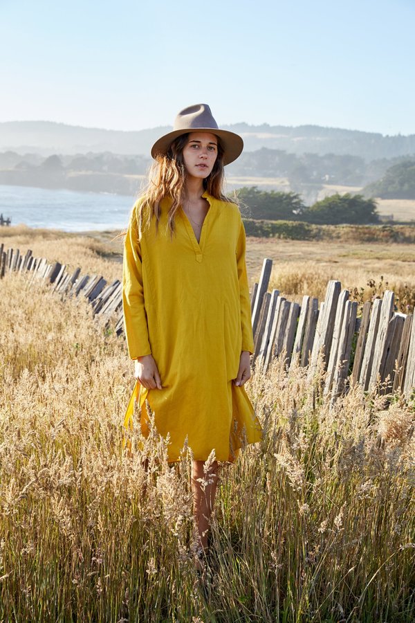 Rachel Craven Kurta Dress - Terra Cotta Linen Rachel Craven Kurta Dress - Terra Cotta Linen