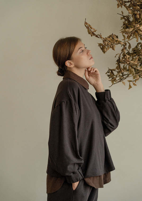 Vestige Story Monologue Sweatshirt - Burnt Umber Vestige Story Monologue Sweatshirt - Burnt Umber
