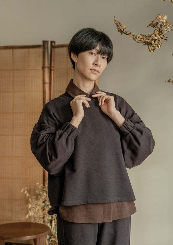 Vestige Story Monologue Sweatshirt - Burnt Umber Vestige Story Monologue Sweatshirt - Burnt Umber