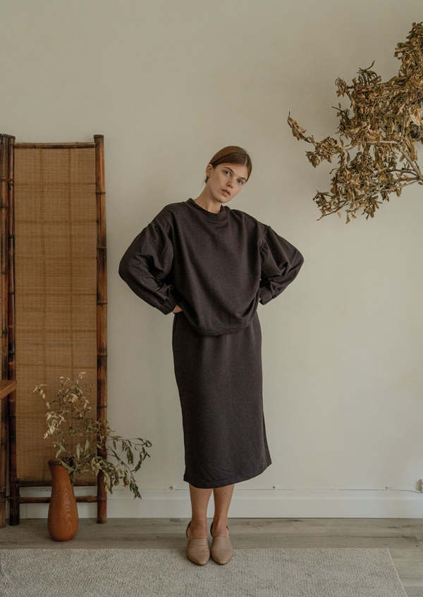 Vestige Story Monologue Sweatshirt - Burnt Umber Vestige Story Monologue Sweatshirt - Burnt Umber