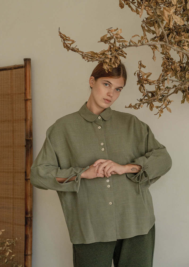 Vestige Story Sonnet Blouse - Sencha Vestige Story Sonnet Blouse - Sencha