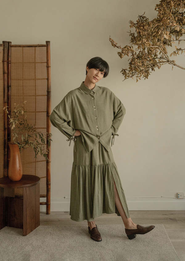 Vestige Story Sonnet Blouse - Sencha Vestige Story Sonnet Blouse - Sencha