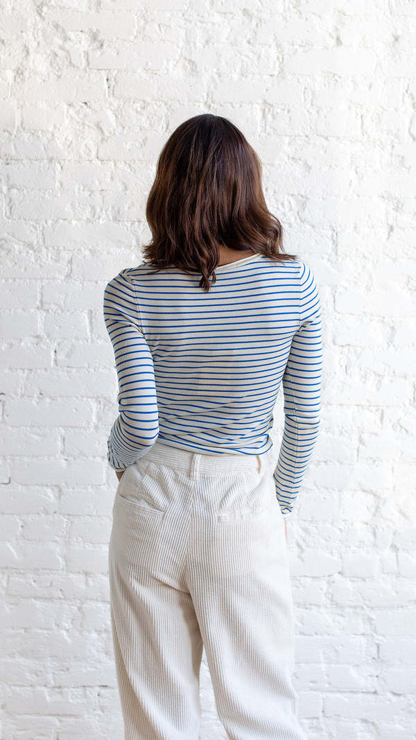 Miou Muse Light Weight Striped Vest main image 0