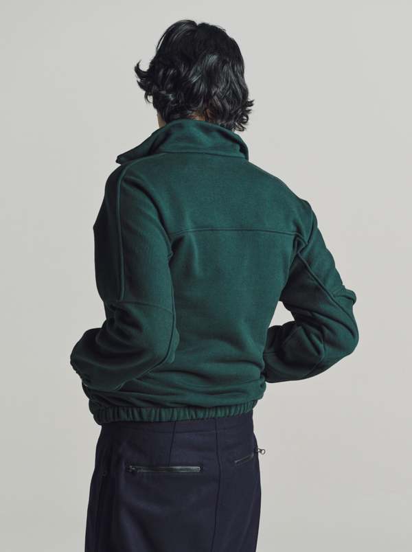 トップス GR10K INCOGNITO HALF ZIP TOP GR10K Grey Incognito half-zip Top