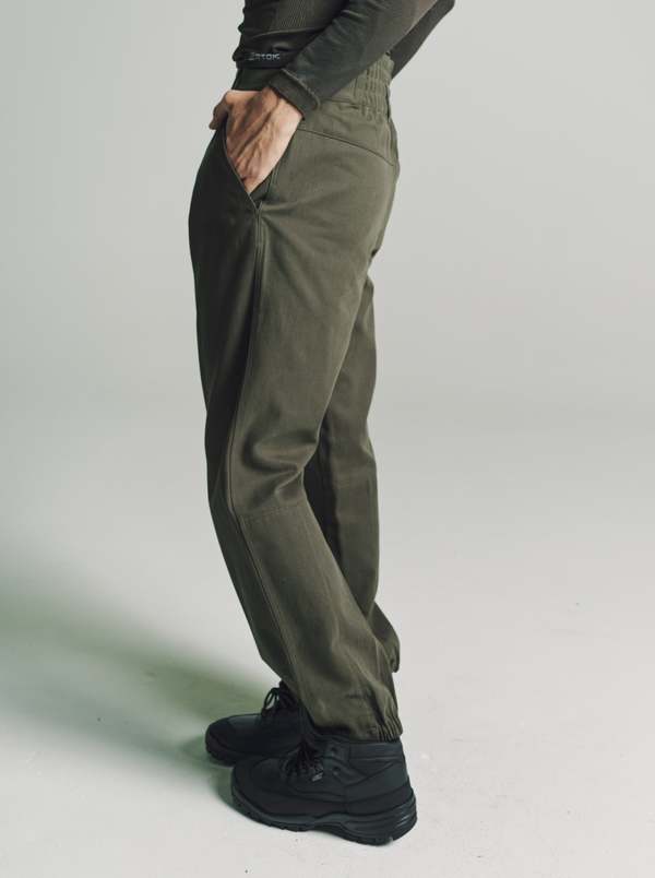 GR10K Warmcotton Twill Boot Storage Pants - Military Green