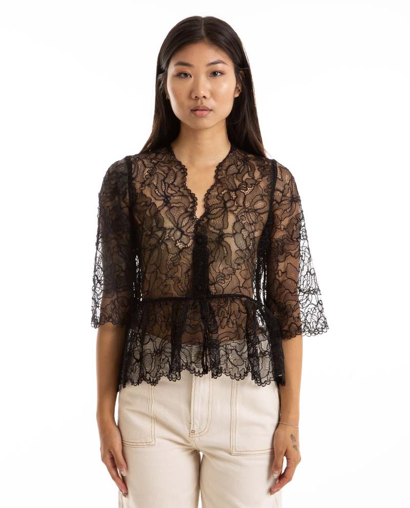 Ganni Lace Blouse Ganni Lace Blouse, Size 36 FR