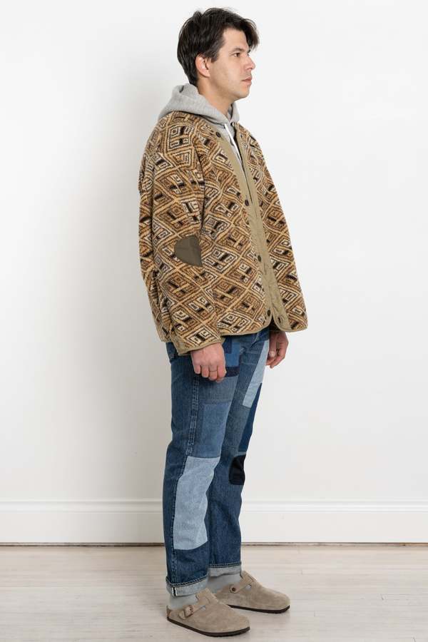 Orslow M-65 Fish Tail Coat Liner Jacket - African Pattern | Garmentory