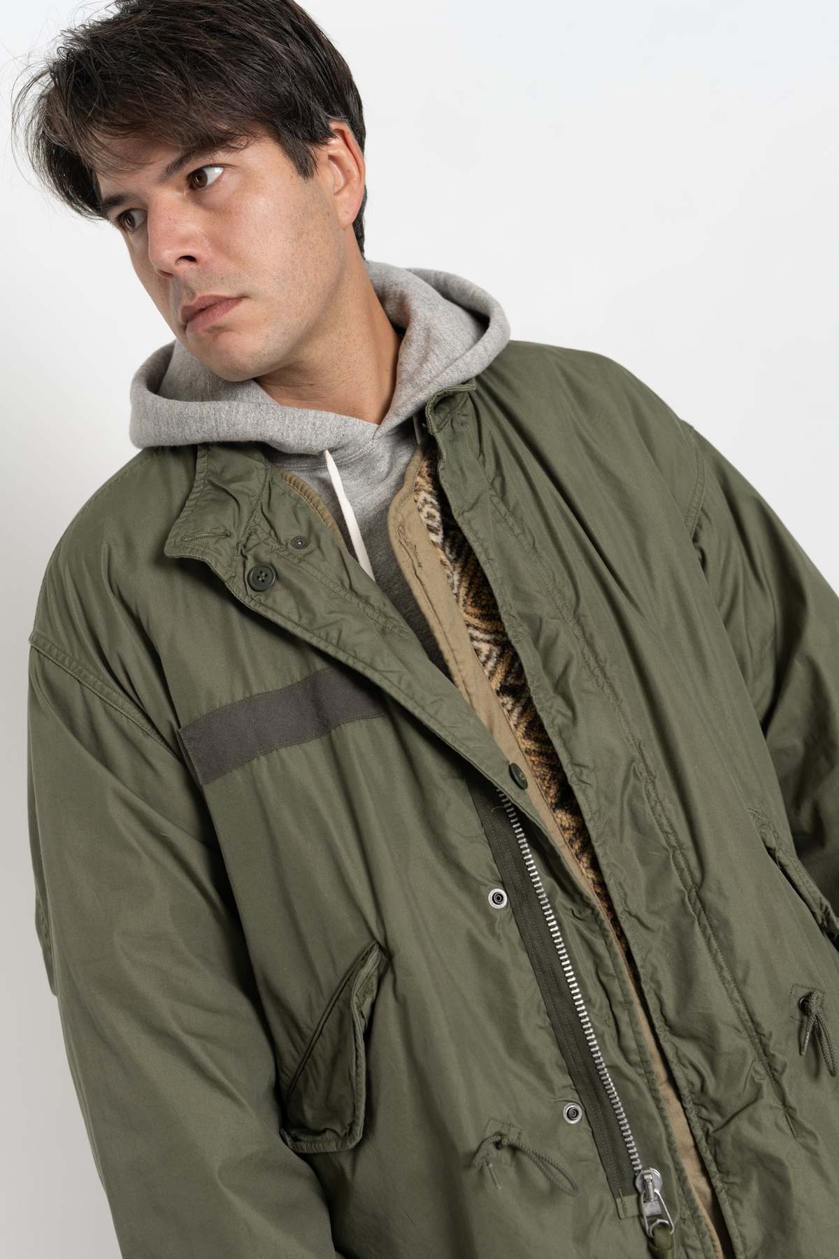 M-65 Fish Tail Coat Army Green | Garmentory