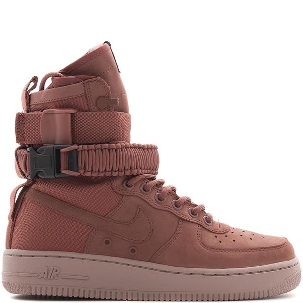 peach high top air force ones