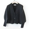 Sayaka Davis balloon sleeve cardigan - charcoal - Thumbnail 1