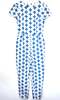 Birds of North America Gyrfalcon Jumpsuit - Blue Crosses - Thumbnail 1