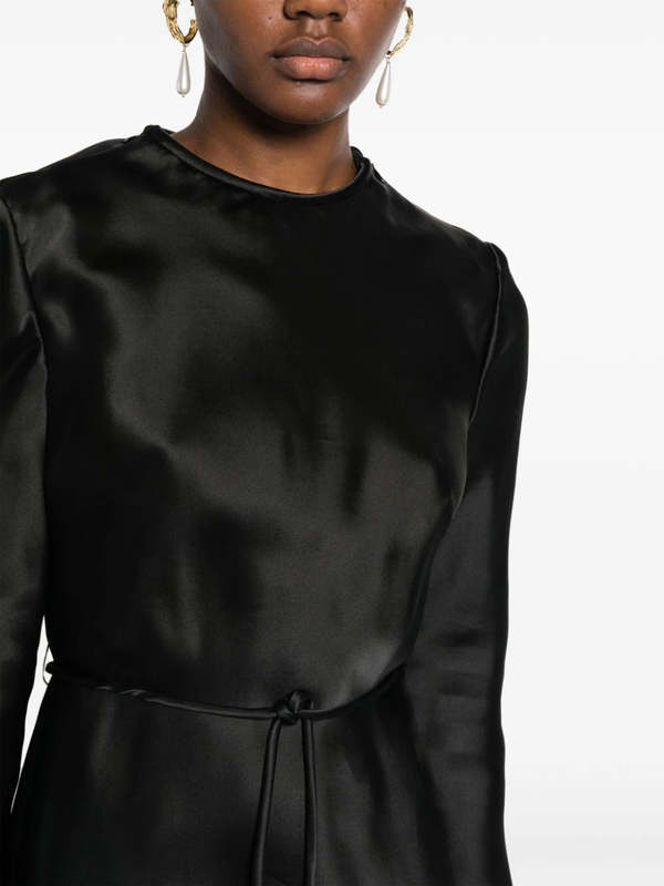 Zimmermann Luminosity Bias Slip Dress - Black | Garmentory