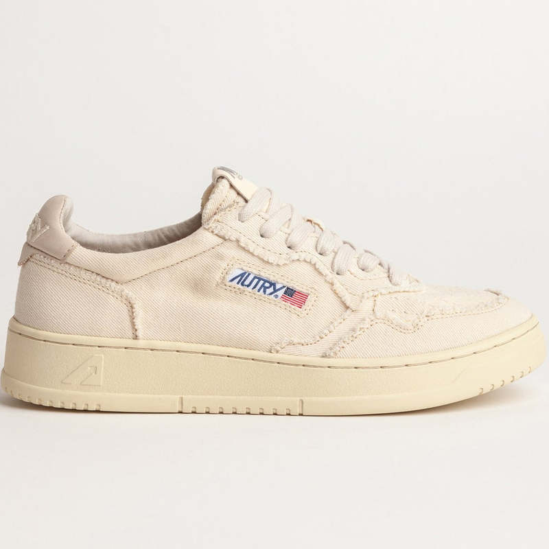 スニーカー Autry Ivory Denim Medalist Sneakers Autry Ivory Denim Medalist Sneakers In Multi | ModeSens