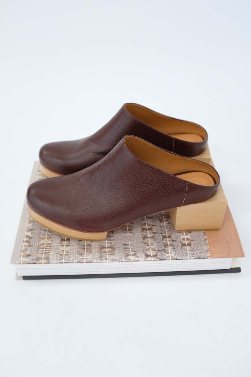 Beklina Matisse Platform Mules - Castagna Beklina Matisse Platform Mules - Castagna