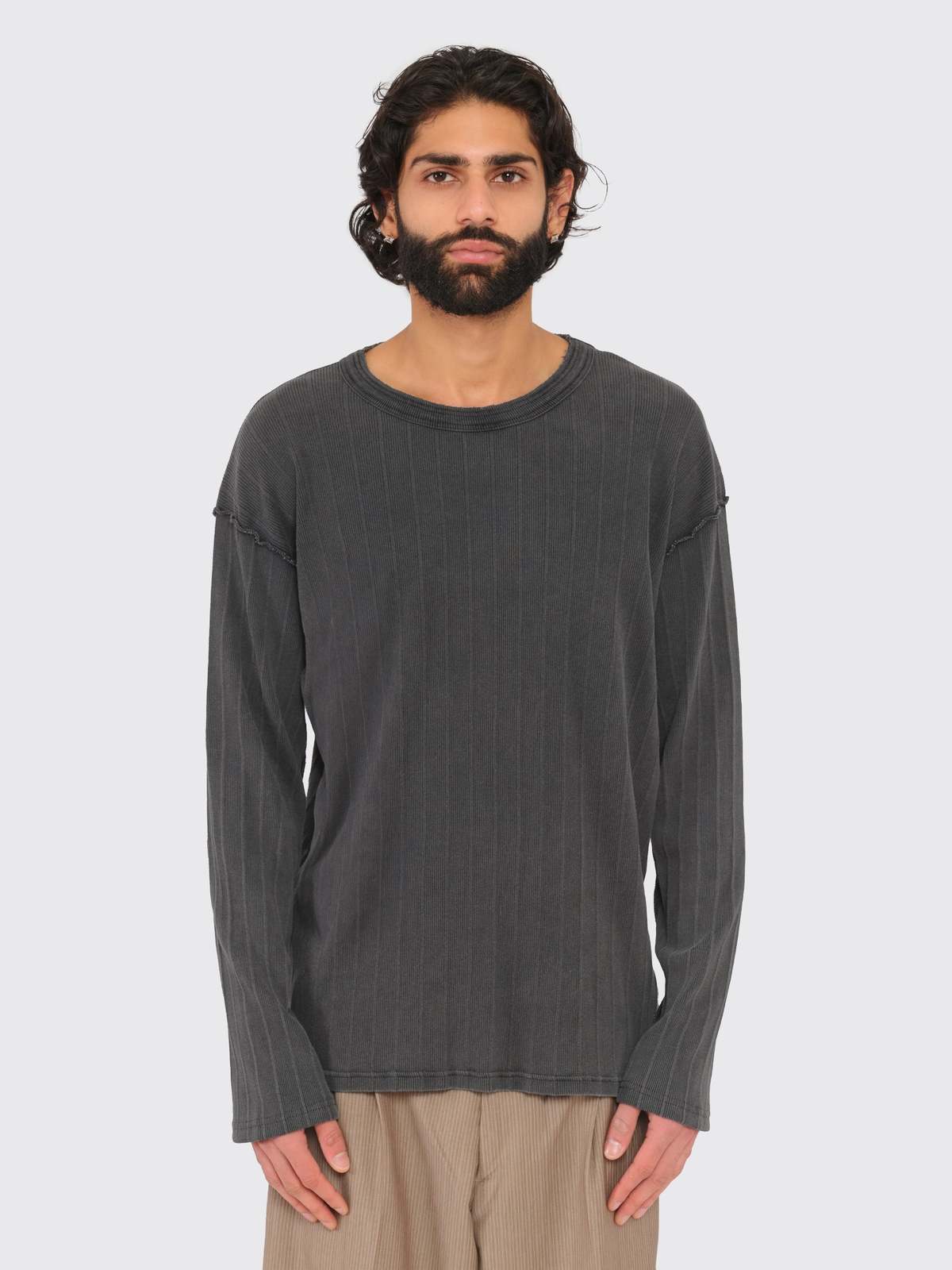 L’Appartement Rib L/S T-SH グレー 8018001115434_1.jpg