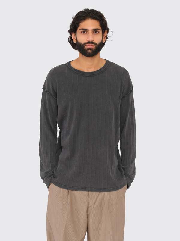 mfpen New Rib LS Tee - Washed Graphite | Garmentory