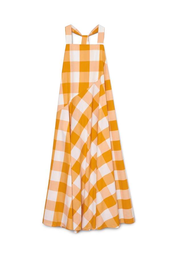 Kowtow Riley Dress - Daisy Check | Garmentory